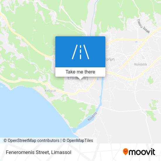 Feneromenis Street map
