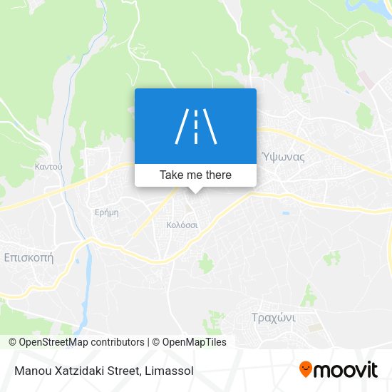 Manou Xatzidaki Street map