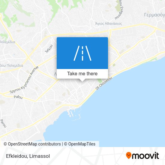 Efkleidou map