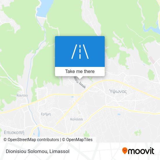 Dionisiou Solomou map