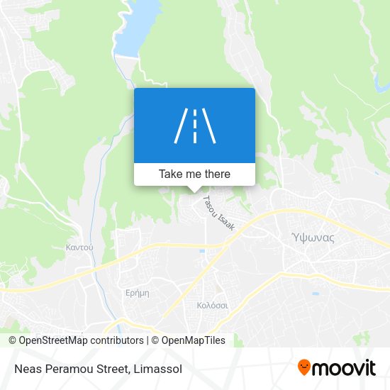 Neas Peramou Street map