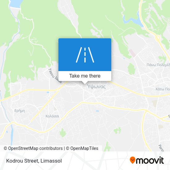 Kodrou Street map