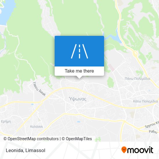 Leonida map