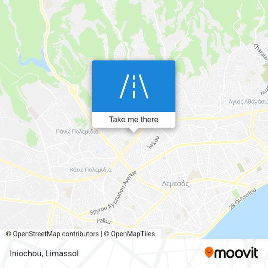 Iniochou map