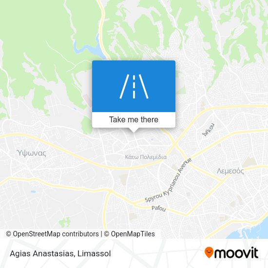 Agias Anastasias map