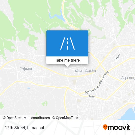 15th Street map