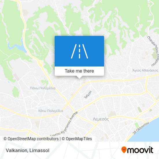 Valkanion map