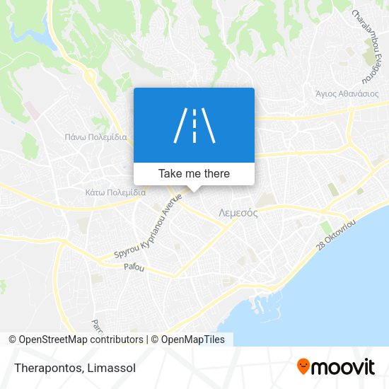 Therapontos map