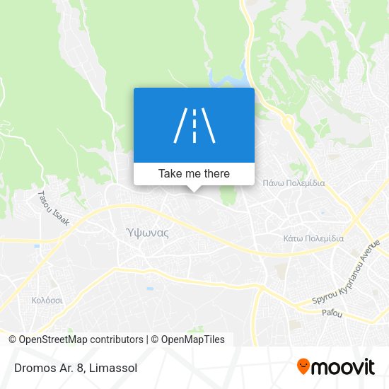 Dromos Ar. 8 map