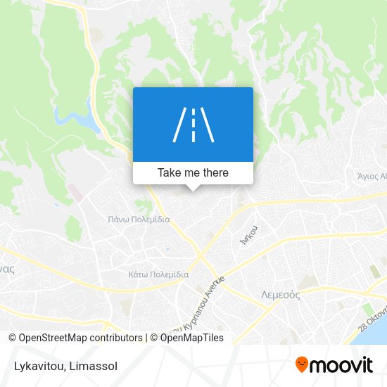 Lykavitou map