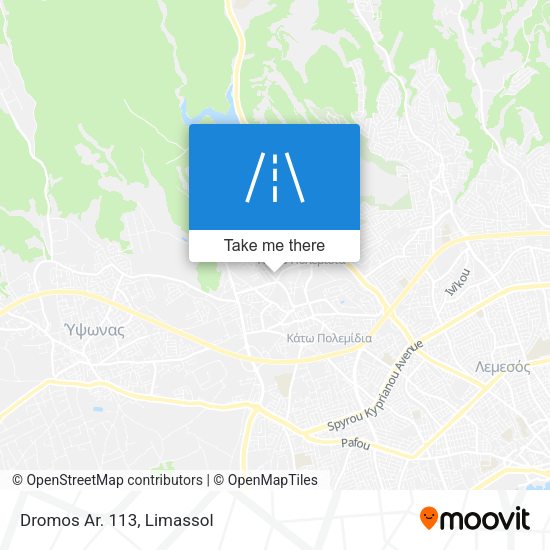Dromos Ar. 113 map