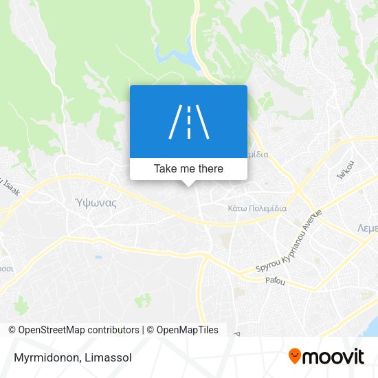 Myrmidonon map