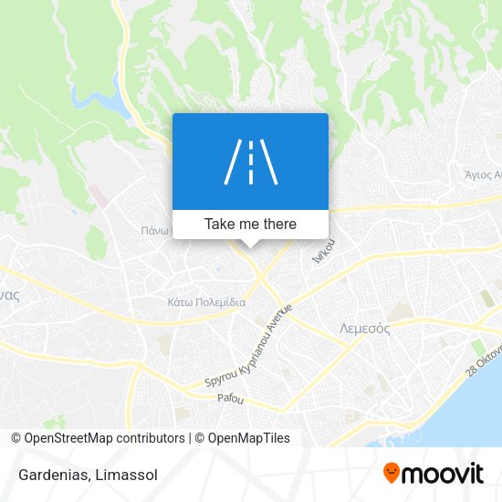 Gardenias map