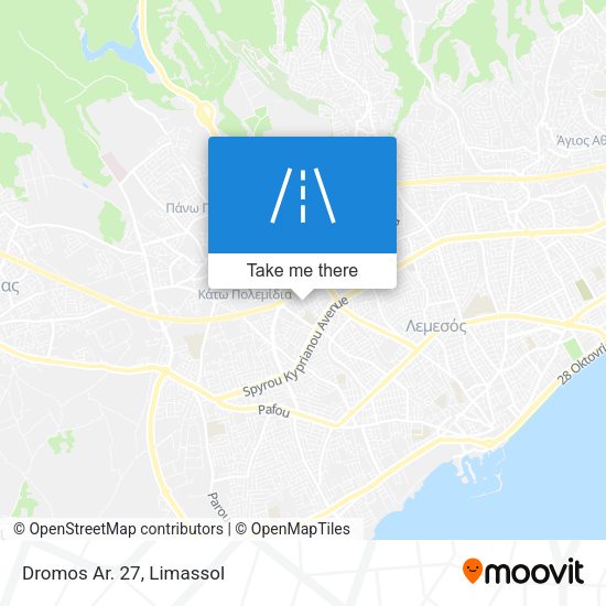 Dromos Ar. 27 map