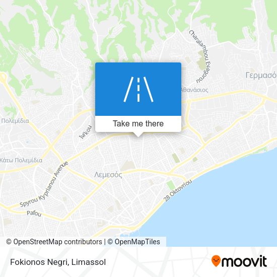 Fokionos Negri map