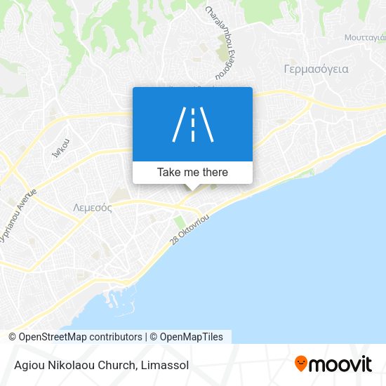 Agiou Nikolaou Church map