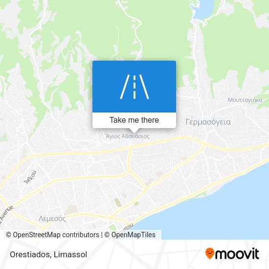 Orestiados map