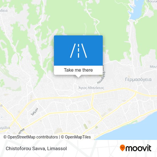 Chistoforou Savva map
