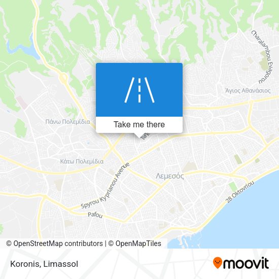 Koronis map