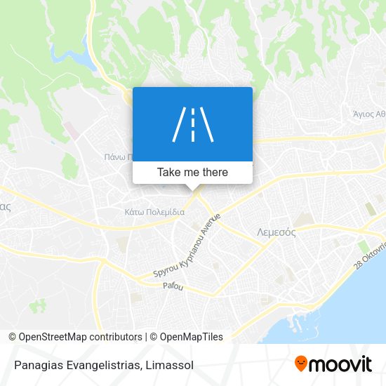 Panagias Evangelistrias map