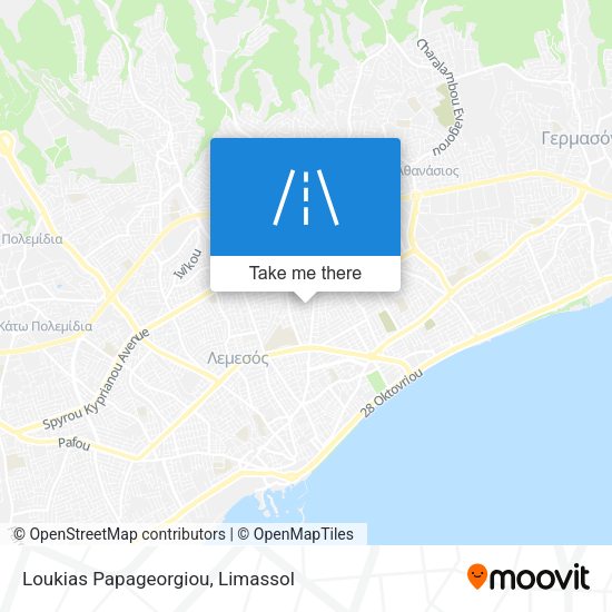 Loukias Papageorgiou map
