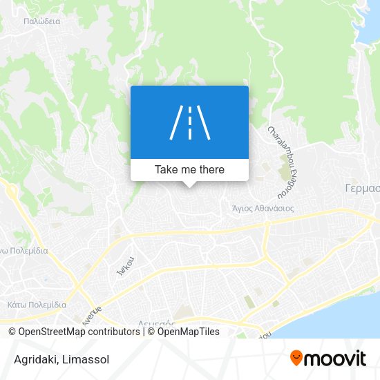 Agridaki map