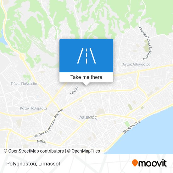 Polygnostou map