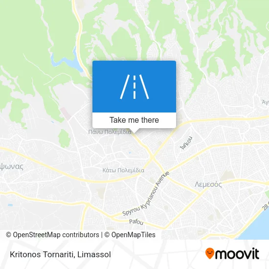 Kritonos Tornariti map