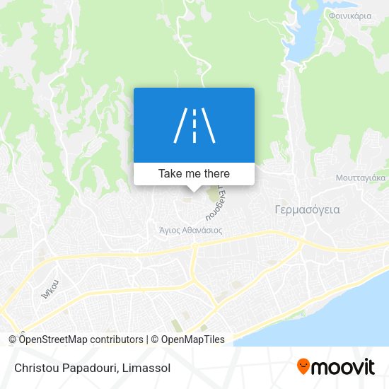 Christou Papadouri map