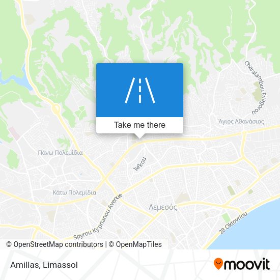 Amillas map