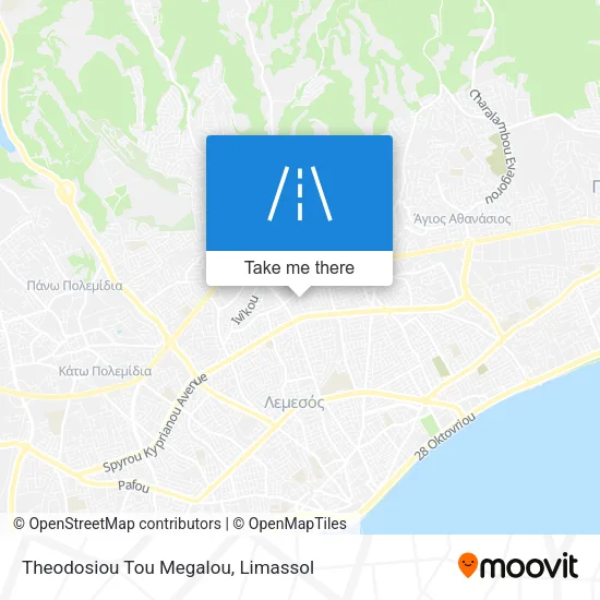 Theodosiou Tou Megalou map