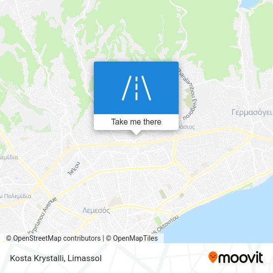 Kosta Krystalli map