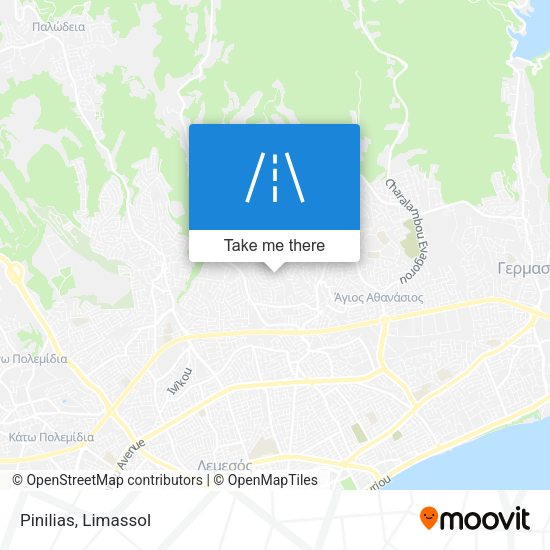 Pinilias map