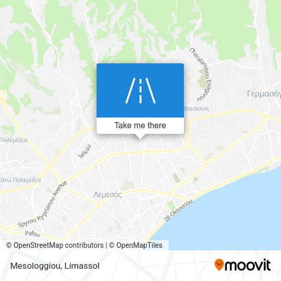 Mesologgiou map