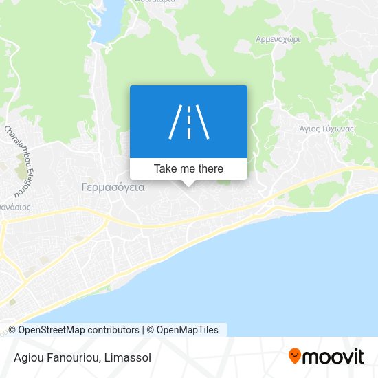 Agiou Fanouriou map
