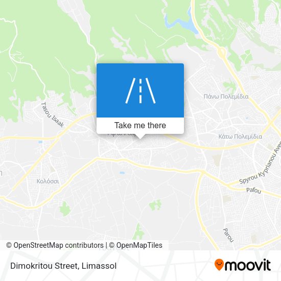 Dimokritou Street map