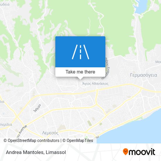 Andrea Mantoles map