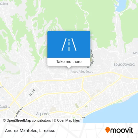 Andrea Mantoles map