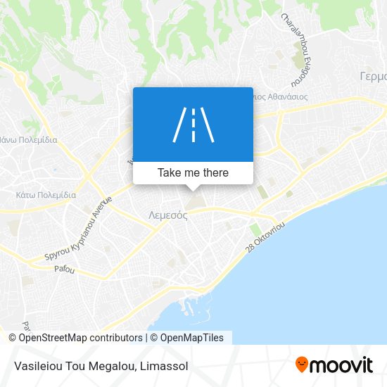 Vasileiou Tou Megalou map