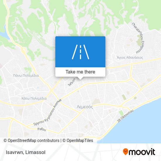 Isavrwn map