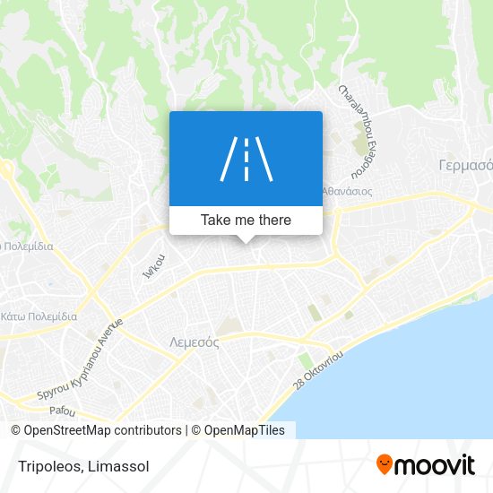 Tripoleos map