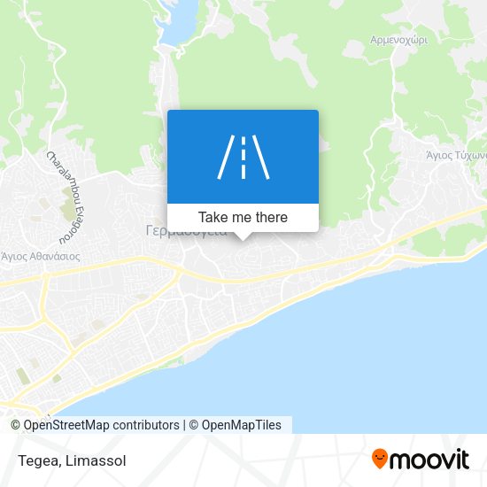 Tegea map