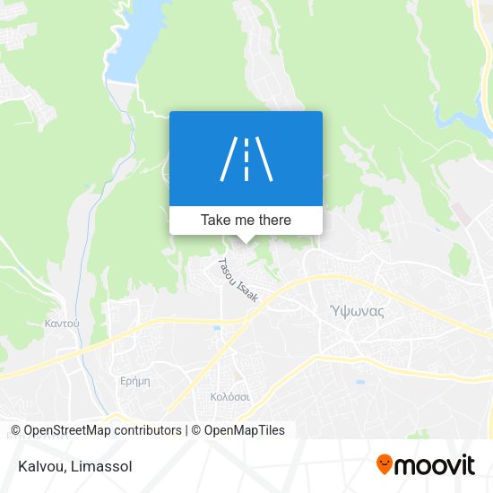 Kalvou map