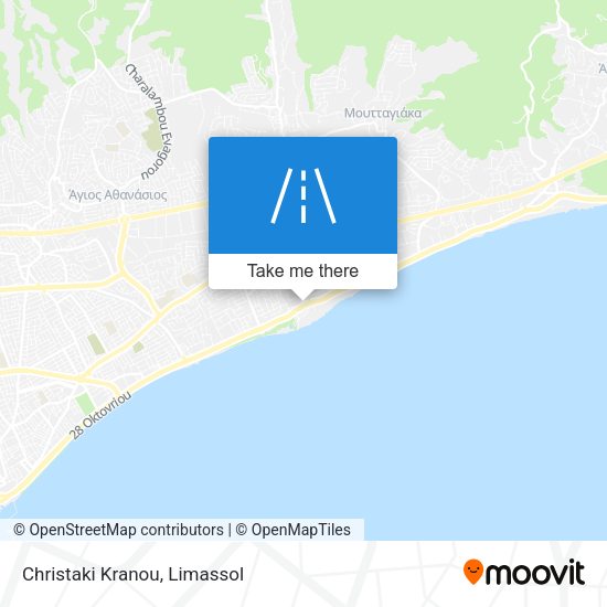 Christaki Kranou map