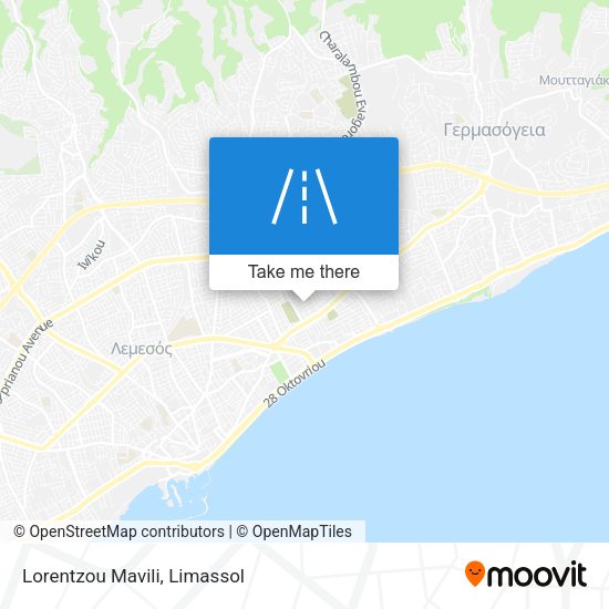 Lorentzou Mavili map