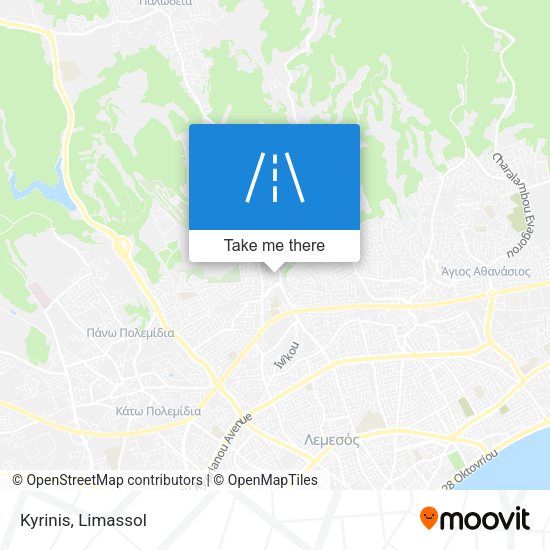 Kyrinis map