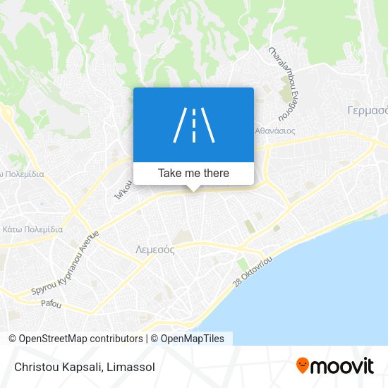Christou Kapsali map