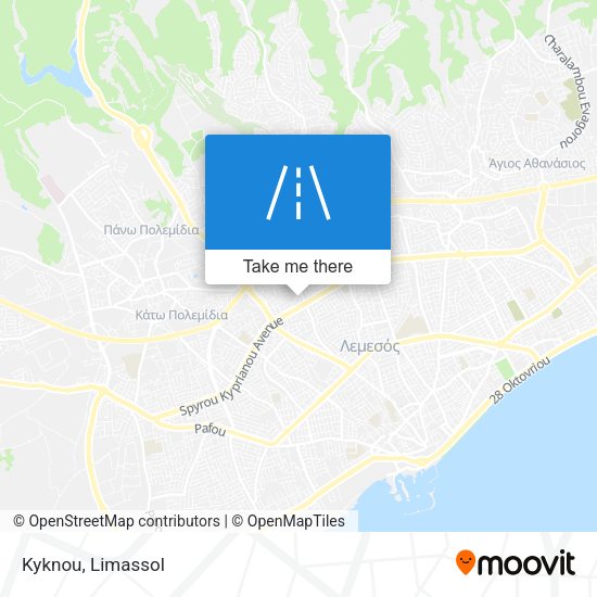 Kyknou map