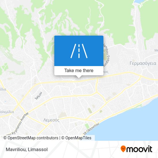 Mavriliou map