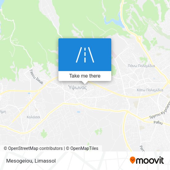 Mesogeiou map